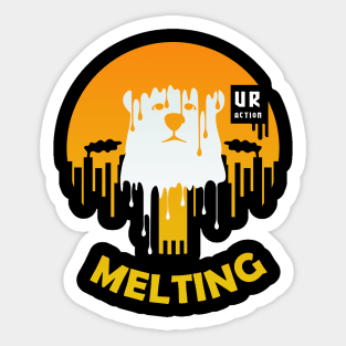 Climate Change Event | Melting Away Sticker